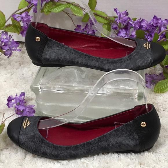 Coach Shoes - Coach Chelsea leather ballet flats